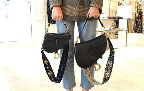 dior saddle bag mini vs regular